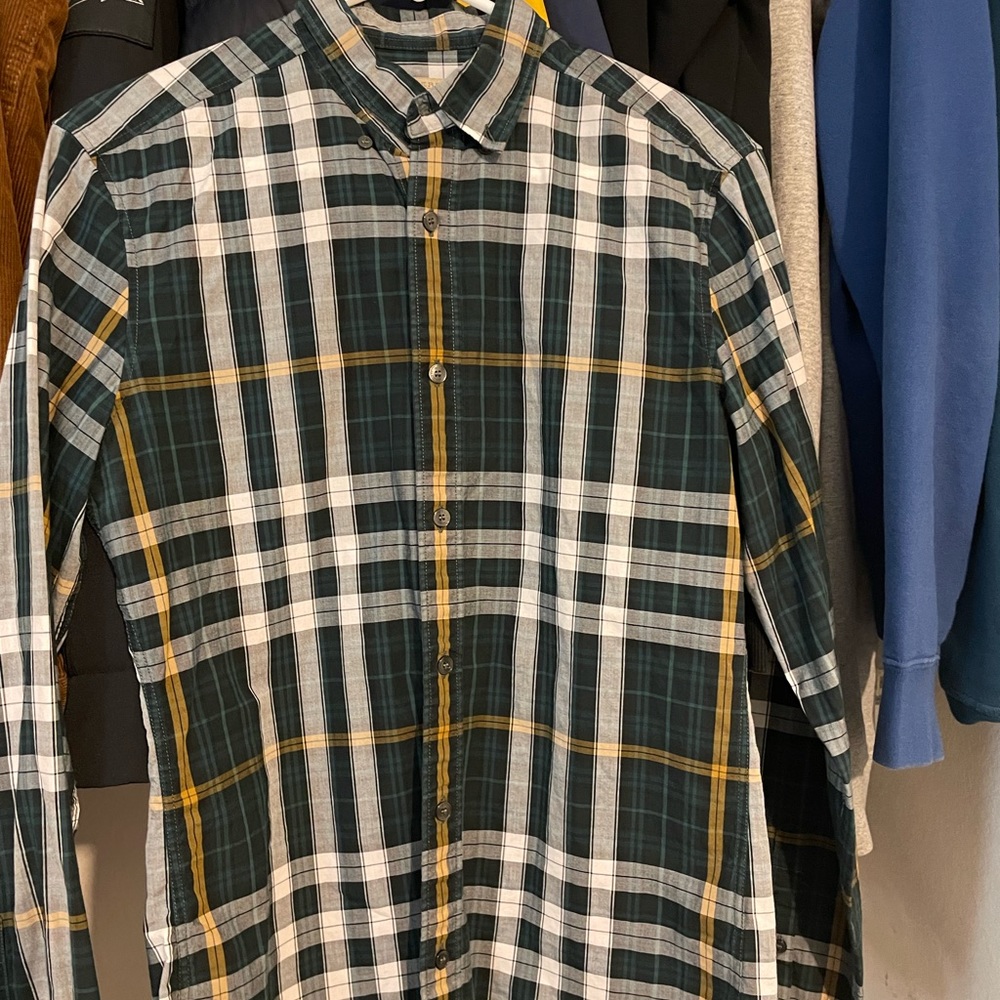 Burberry Men’s button up shirt.
